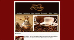 Desktop Screenshot of nurikurukahve.com